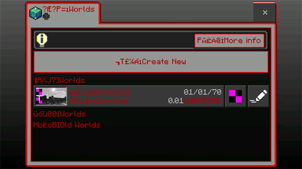 我的世界ERROR422