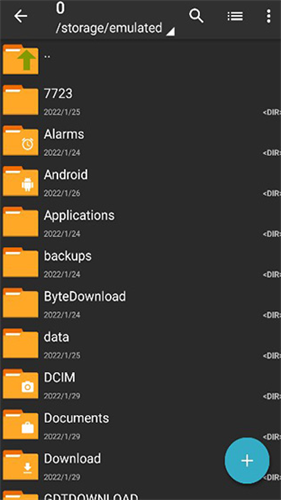 老外管理器zarchiver蓝色