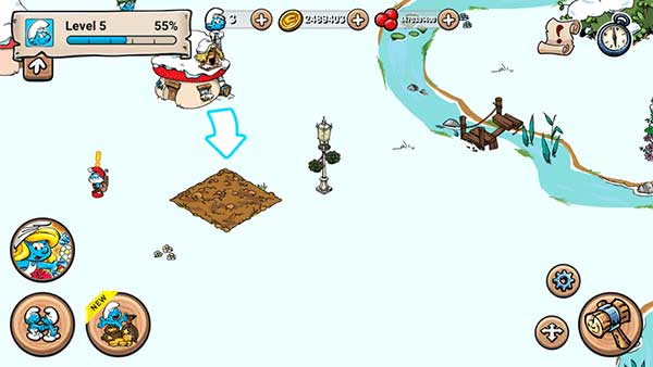 蓝精灵村庄中文版