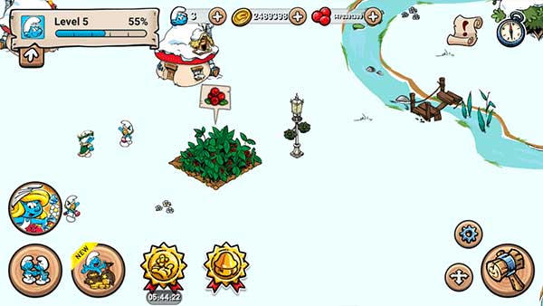 蓝精灵村庄中文版