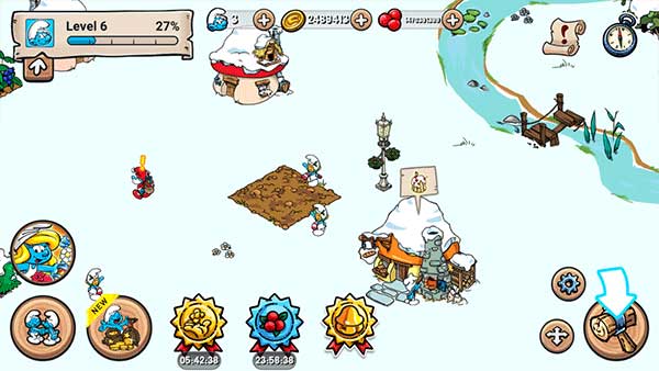 蓝精灵村庄中文版