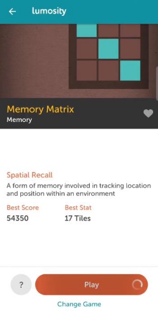 Lumosity脑力训练