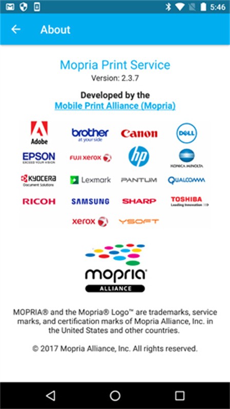 Mopria Print Service截图2