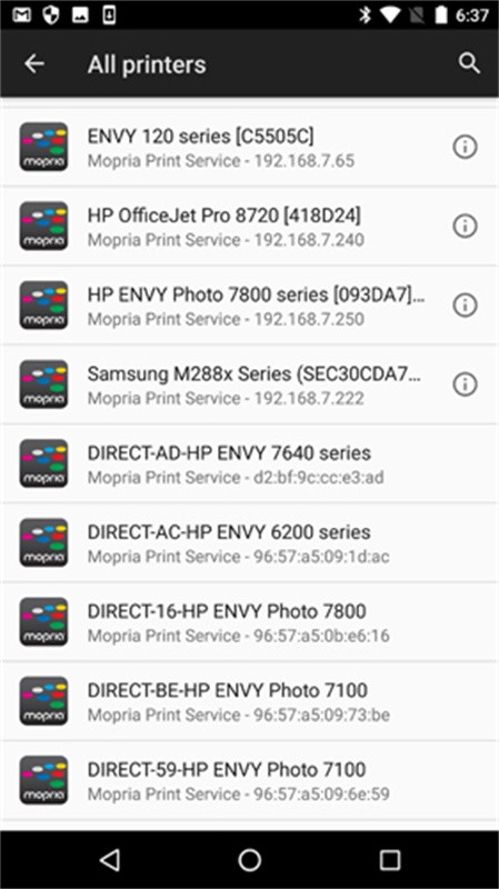 Mopria Print Service截图3
