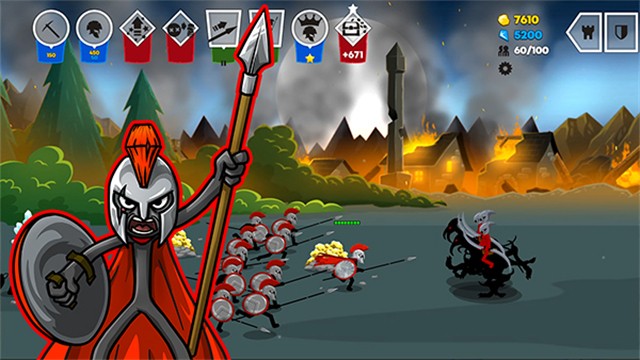 火柴人战争遗产3剑镰合空版截图2