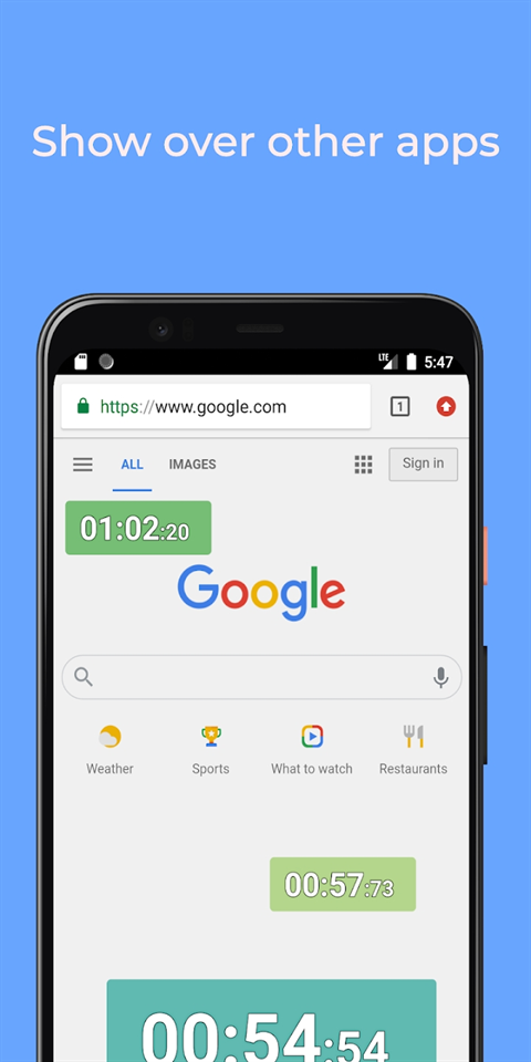Stopwatch秒表截图2