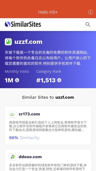 SimilarSites中文版截图3