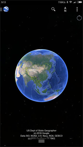 谷歌实景地图