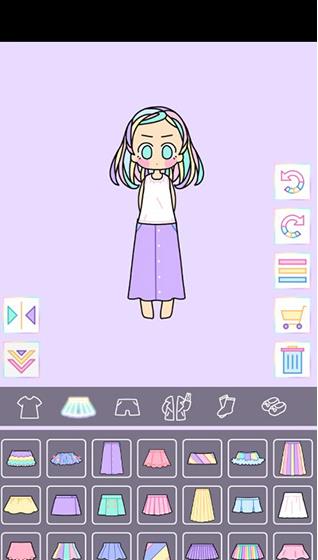 粉彩女孩