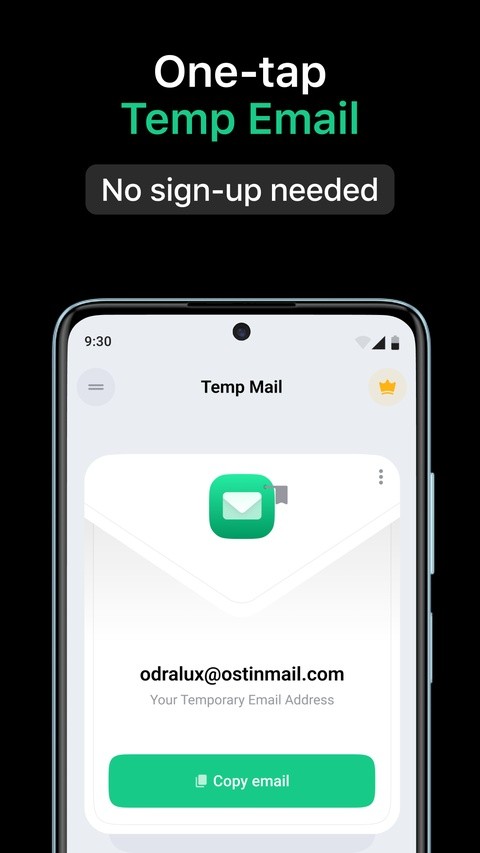 TempMail临时邮箱截图1