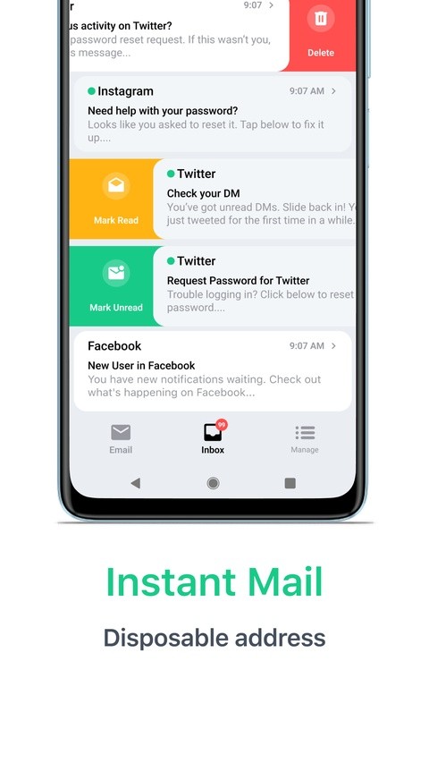 TempMail临时邮箱截图3