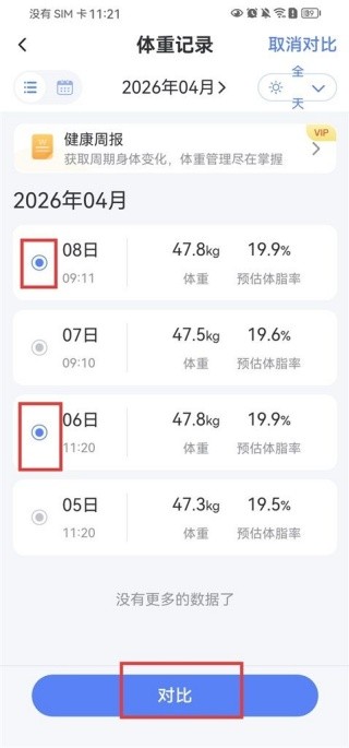 轻牛健康体脂秤