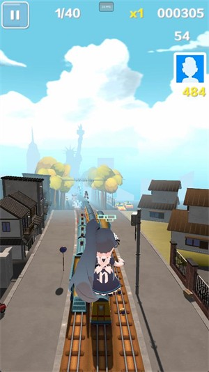 蔚蓝跑酷