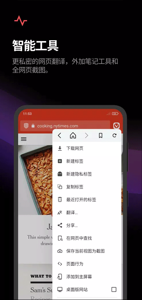 vivaldi浏览器车机版截图5